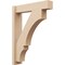 Ekena Millwork 6-in W x 26-in D x 34-in H Balboa Block Rough Cedar Woodgrain TimberThane Outlooker, Primed Tan OUTUR060X26X34BOA44RCPR - alternate 1
